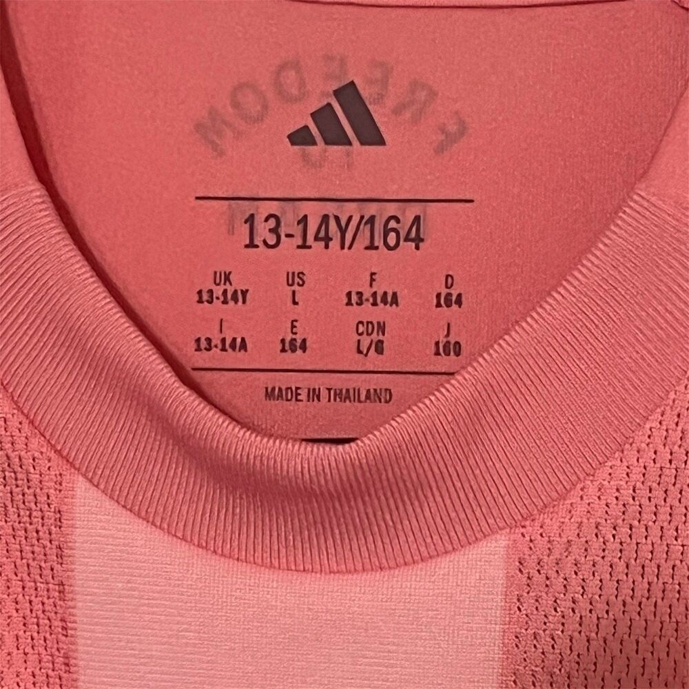 Adidas Inter Miami CF 2024/25 Home Soccer Jersey YOUTH LARGE 13-14Y NWT - Picture 3 of 4